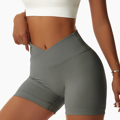 Tight Seamless Sports Shorts for Women