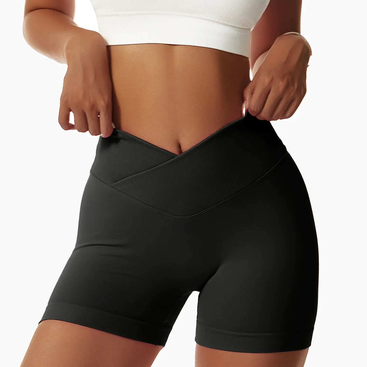 Tight Seamless Sports Shorts for Women